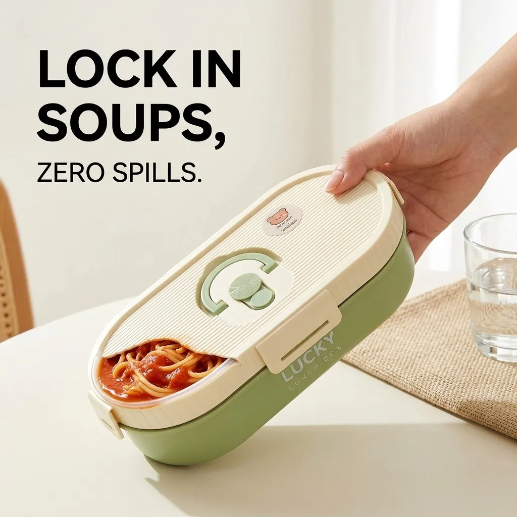 304ステンレス製、取っ手付きの保温弁当箱。電子レンジ対応、 - Food Storage With Dividers のレビューと価格