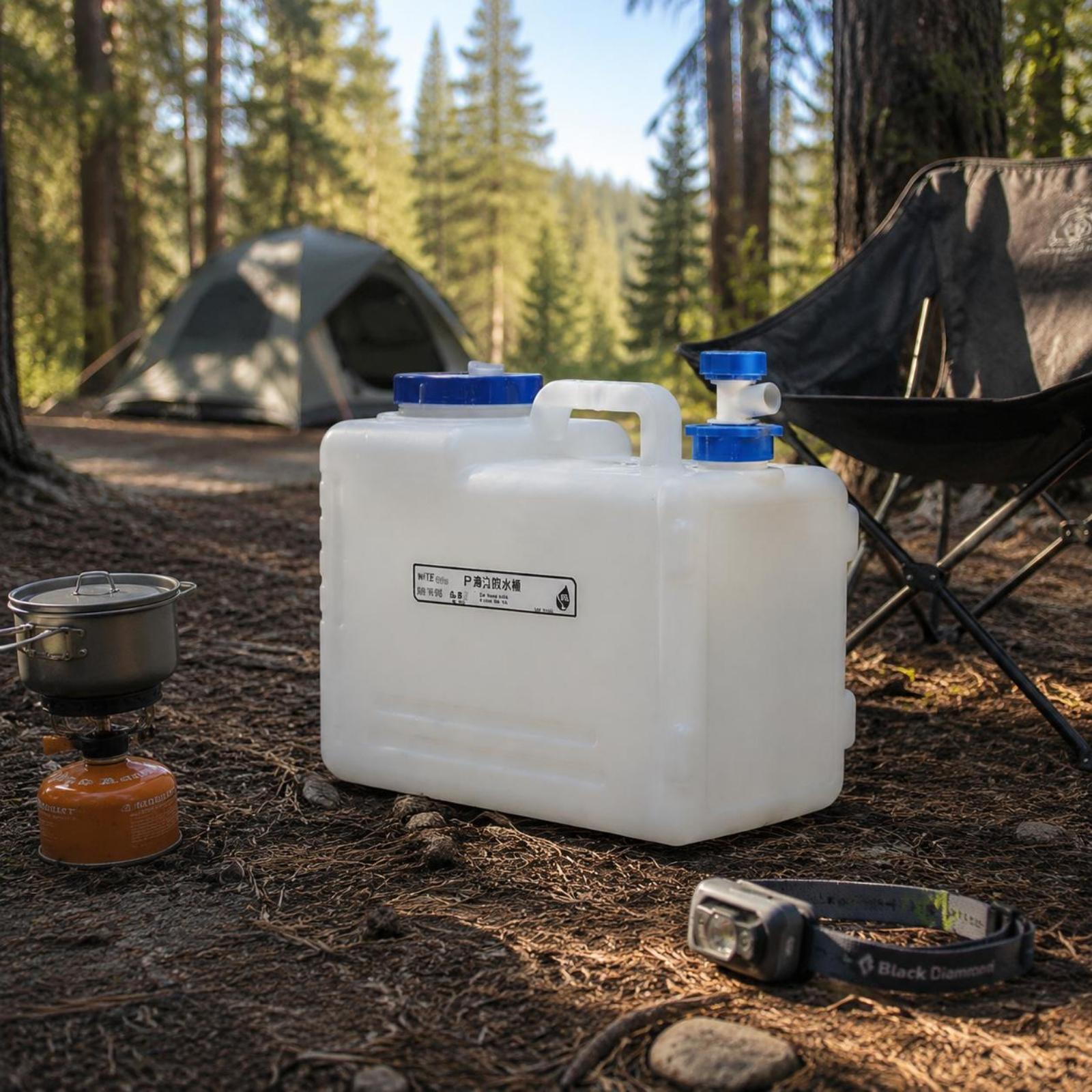 携帯用キャンプ用水容器、食品グレードのPE製、大容量、屋外用 - Food Storage Containers のレビューと価格