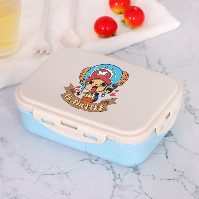 ワンピース少年少女弁当弁当箱ポータブル食品ボックス電子レンジ - Food Storage Meals のレビューと価格