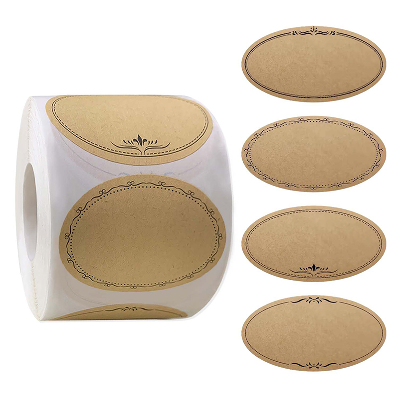 250枚/ロール 2.5*1.4インチ クラフト紙 家庭用  - Food Storage Labels のレビューと価格