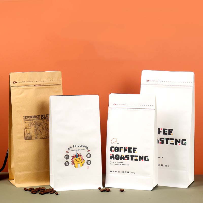 アルミ箔製スタンドアップパウチ、コーヒー豆包装袋、カスタム八 - Food Storage Bag のレビューと価格