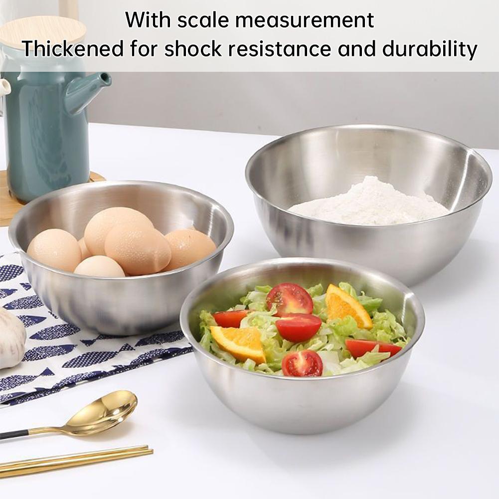 17 センチメートル 1/2 個ステンレス鋼シルバーサラダボ - Food Storage Meals のレビューと価格