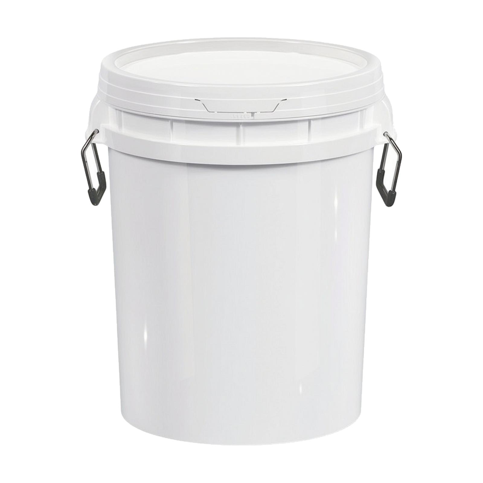 50Lの食品グレード対応の大型収納容器。広口で、金属製の取っ - Food Storage Containers のレビューと価格