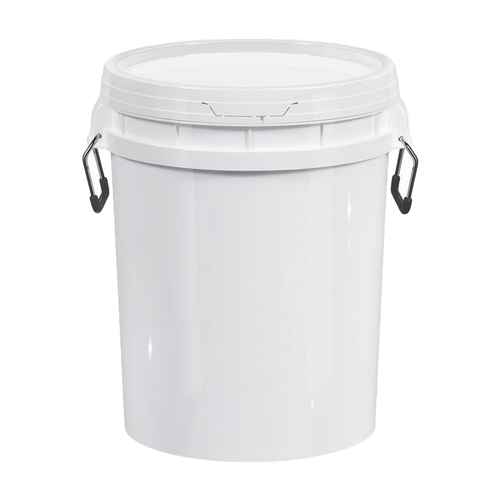 50Lの食品グレード対応の大型収納容器。広口で、金属製の取っ - Food Storage Containers のレビューと価格
