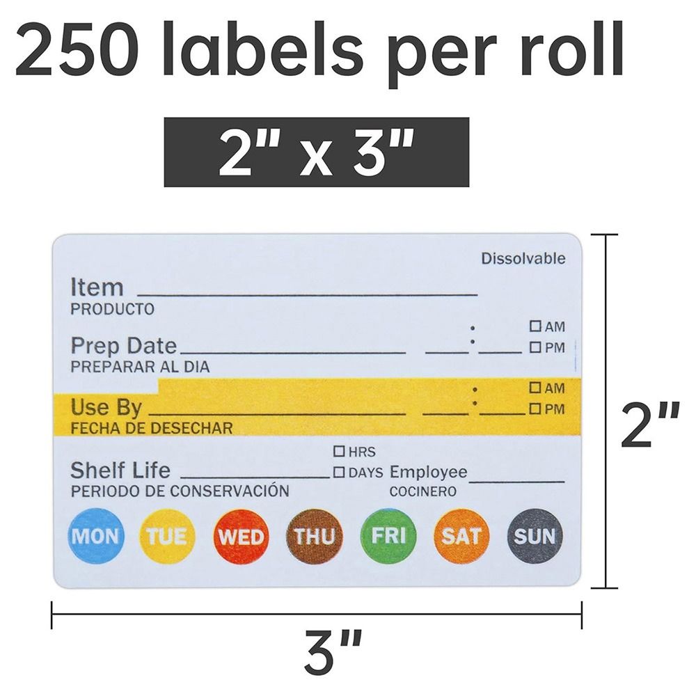 250/300個入り 食品の賞味期限ラベル 多機能 防水 食 - Food Storage Labels のレビューと価格