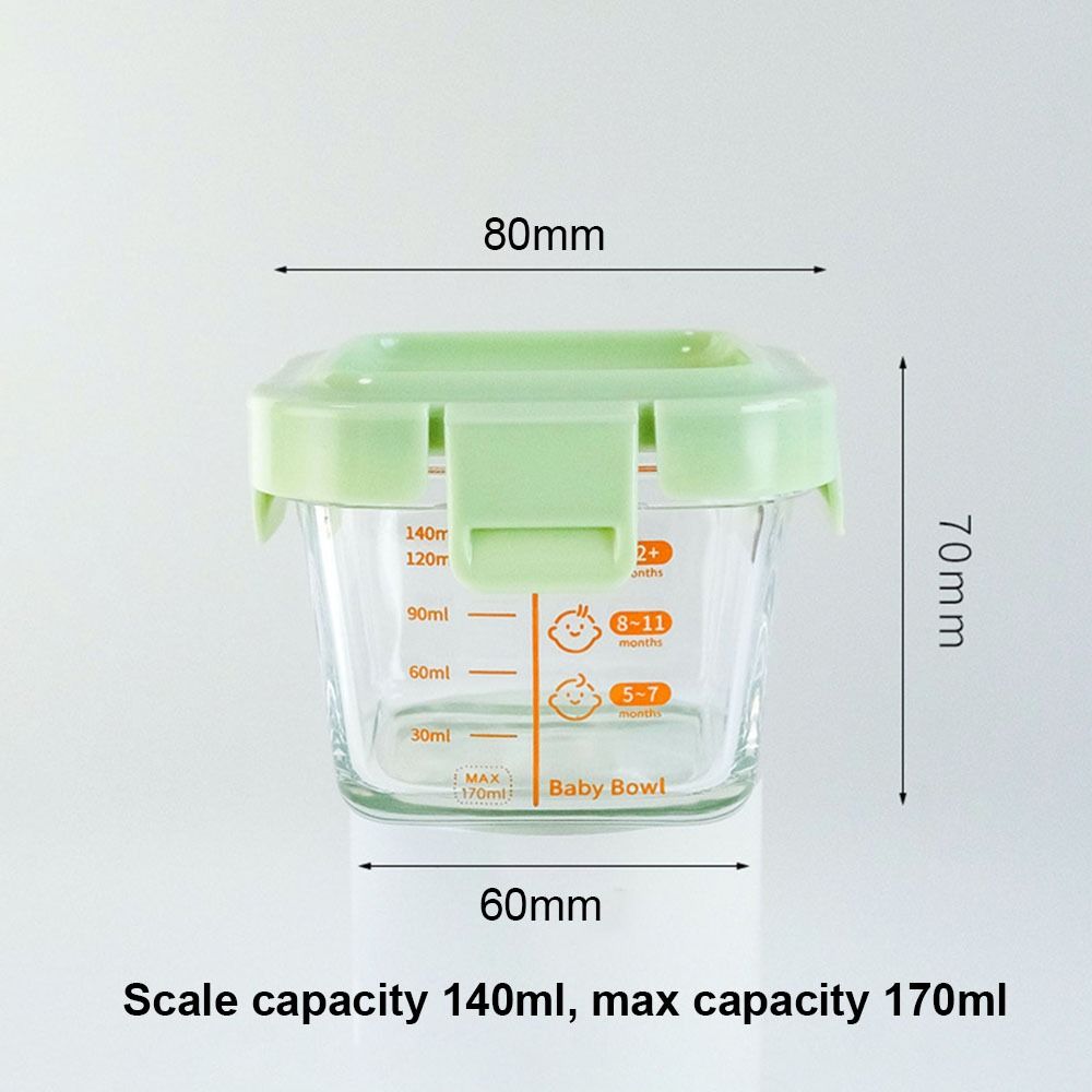 新しい170ml食品保存容器、冷凍・電子レンジ対応、ベビーフ - Food Storage Oven Safe のレビューと価格