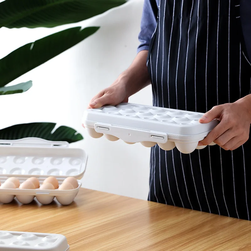 多層構造のプラスチック製卵ケース、冷蔵庫用、食品の鮮度を保つ - Food Storage With Dividers のレビューと価格