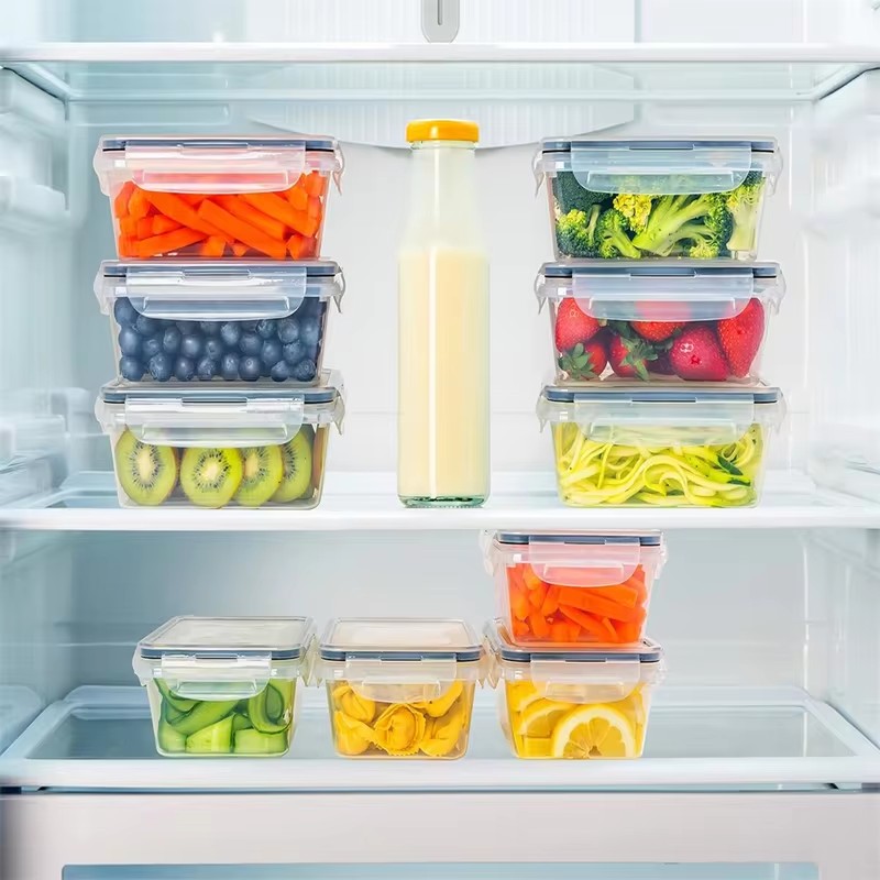 BPAフリーのキッチン用保存容器10個セット。各容器の容量は - Food Storage Labels のレビューと価格