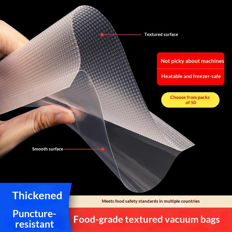 100枚入り、BPAフリーの真空パック用食品袋。再利用可能で - Food Storage Bag のレビューと価格