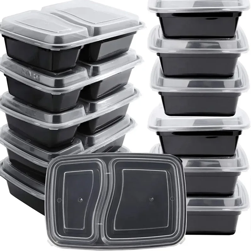 10 セット使い捨て食品ボックス蓋付き電子レンジ食品保存ボッ - Food Storage Oven Safe のレビューと価格