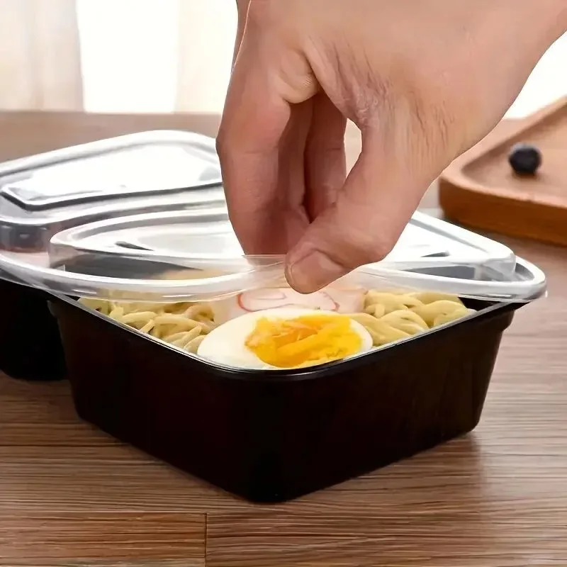 10 セット使い捨て食品ボックス蓋付き電子レンジ食品保存ボッ - Food Storage Oven Safe のレビューと価格