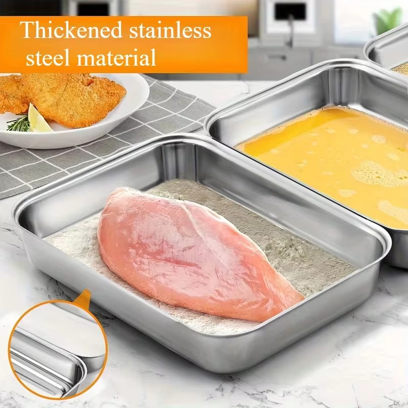 透明な蓋付きのステンレス製食品保存容器3点セット。漏れ防止設 - Food Storage Meals のレビューと価格
